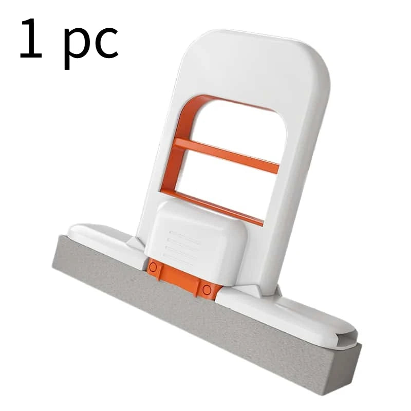 Mini No-Touch Self-Cleaning Sponge Mop – Kitchen & Bathroom Handheld Sponge Mop Babs White 1 pc