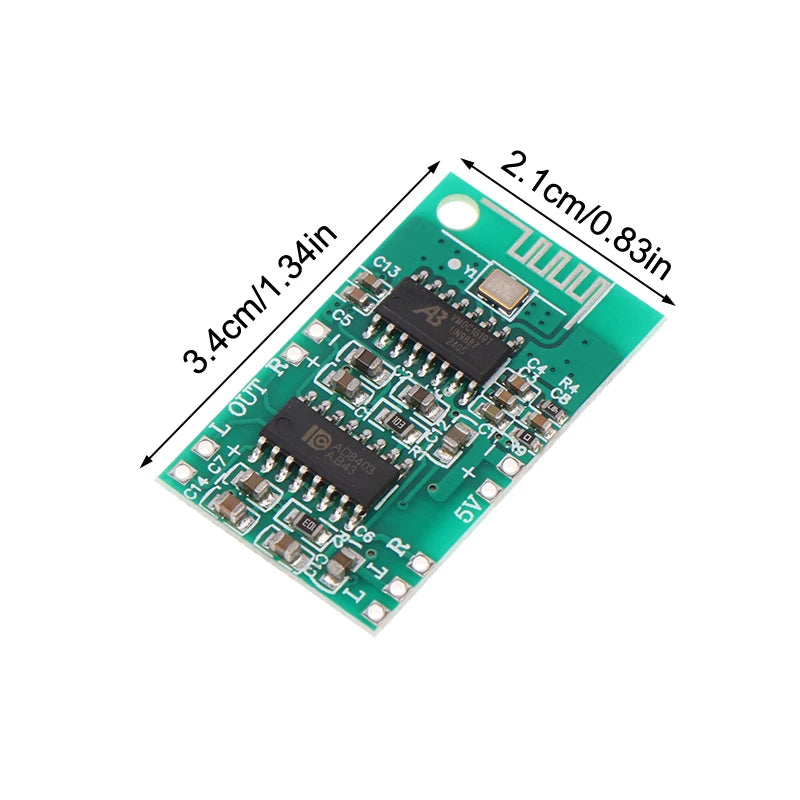 5V Bluetooth Audio Amplifier Module PAM8403 BT 5.0 – 8469 Bluetooth Amplifier Module Babs one size