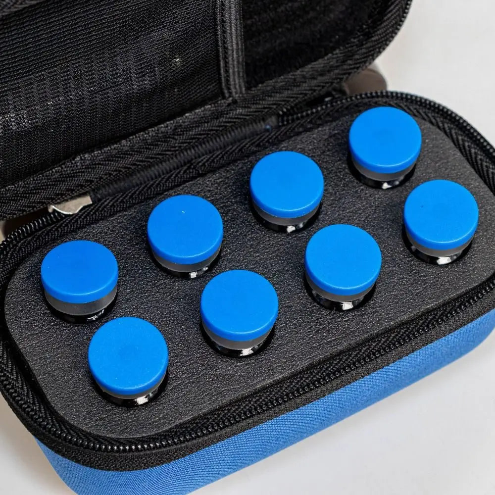 8-Slot Vial Storage Case – Waterproof & Shockproof Organizer Vial Storage Case Babs