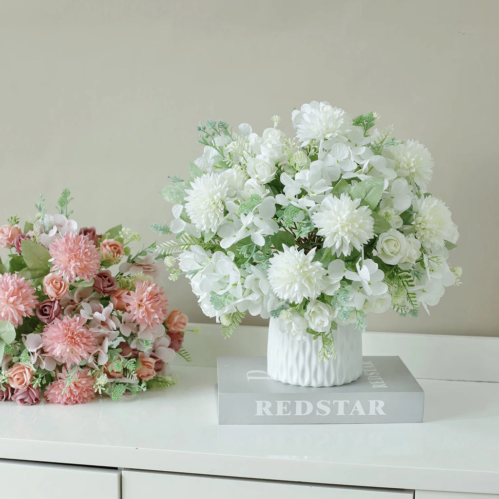 Artificial Silk Rose Bouquet – Wedding & Home Décor Gift Artificial Silk Flowers Babs