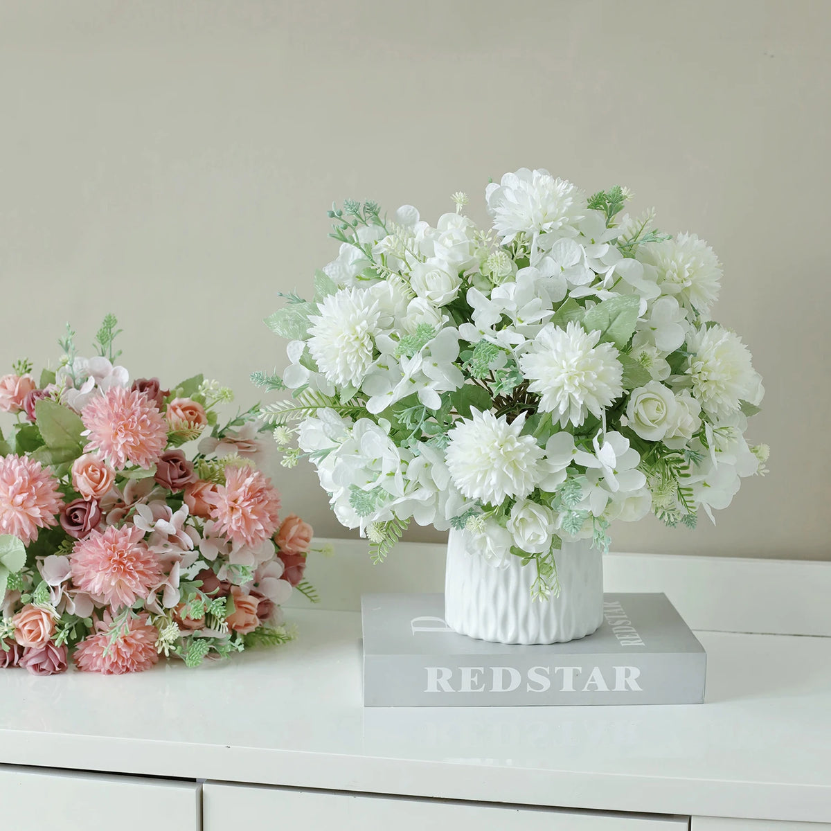Artificial Silk Rose Bouquet – Wedding & Home Décor Gift Artificial Silk Flowers Babs