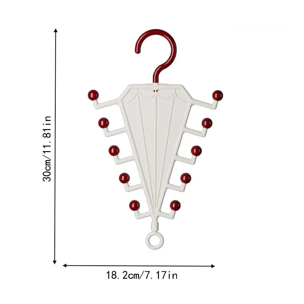 V-Shaped Double-Sided Closet Organizer Hanger | Space Saving Closet Organizer Hanger Babs White 1pcs