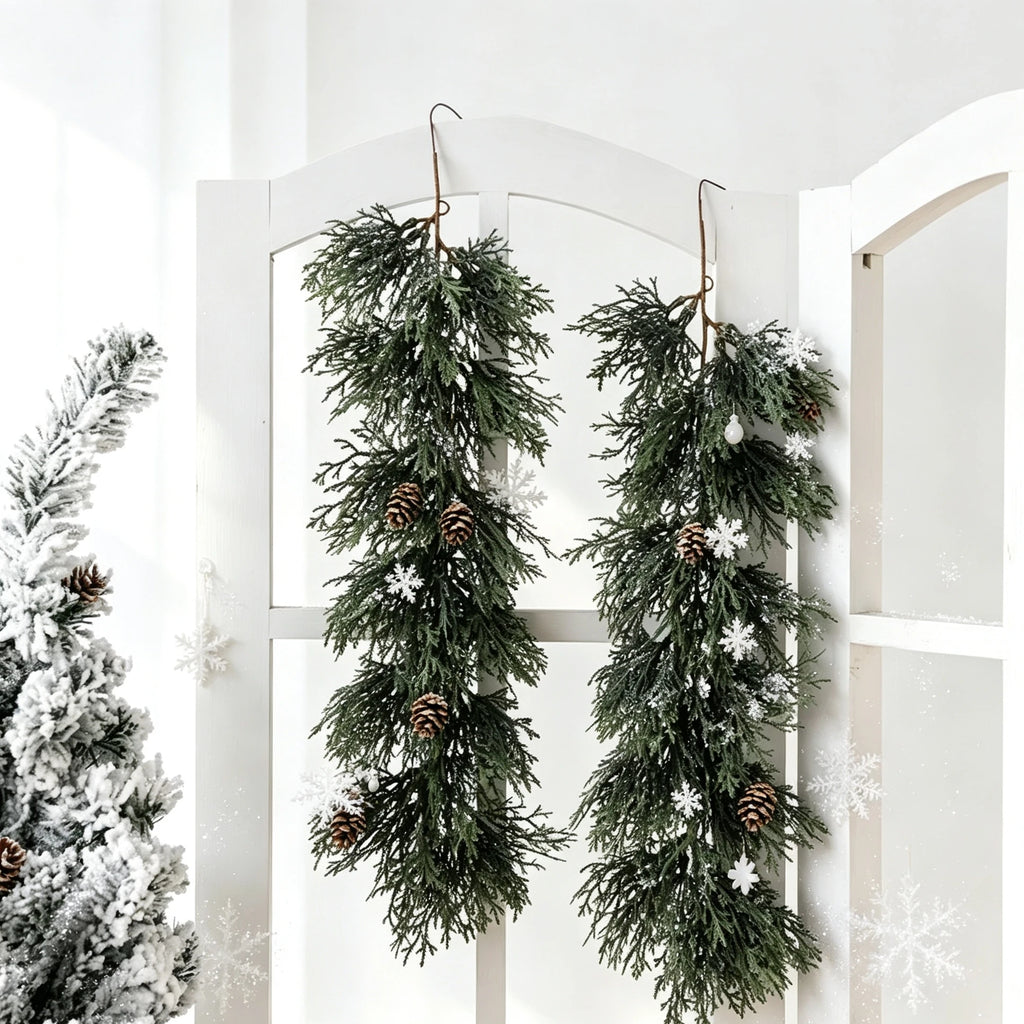 Artificial Pine Needle Rattan Vine – Christmas & Wedding Decor Artificial Vine Decor Babs