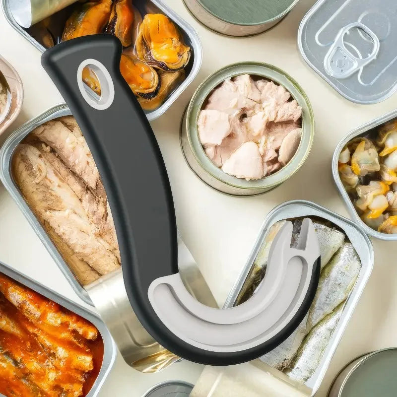 Hook Type Can Opener Black – Stainless Steel Kitchen Tool Can Opener Babs