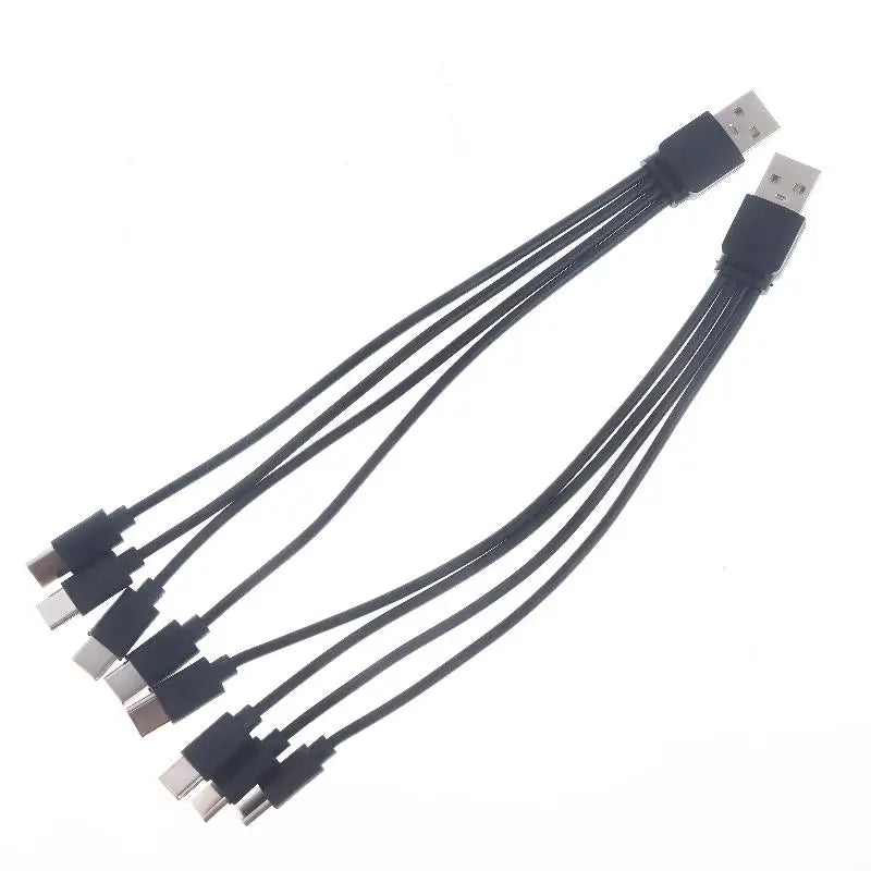USB to USB-C Multi-Port Splitter Cable 20cm – 2 to 5 Ports USB-C Splitter Cable Babs 1 to 4 2PCS