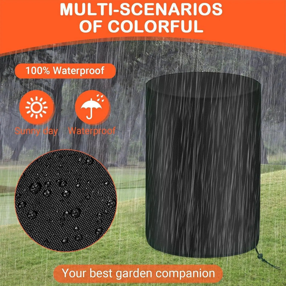 55-Gallon Drum Cover – Waterproof UV & Dust Protection Drum Barrel Cover Babs