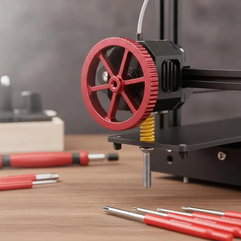 3D Printer Heatbed Leveling Kit – Aluminum Knobs & Springs 3D Printer Accessory Babs
