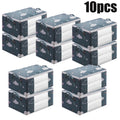 50/75L Moisture-Proof Quilt & Clothes Storage Bag | Dustproof Clothes Storage Bag Babs Navy Blue-10PCS 55X35X25CM