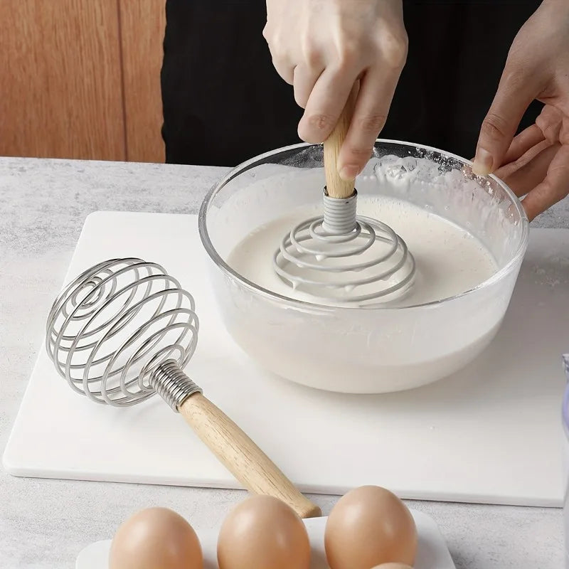 Stainless Steel Hand Mixer for Eggs, Cake & Flour – 1pc Hand Whisk Mixer Babs
