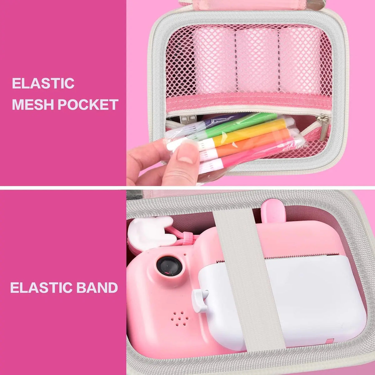 Kids Instant Print Camera Case & Storage Bag – Paiyule Kids Camera Case Babs