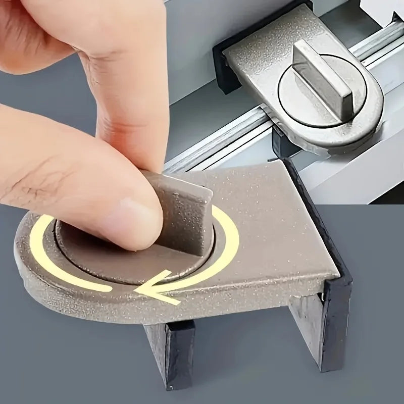 Zinc Alloy Sliding Door & Window Lock – Child & Pet Safety Window Door Lock Babs
