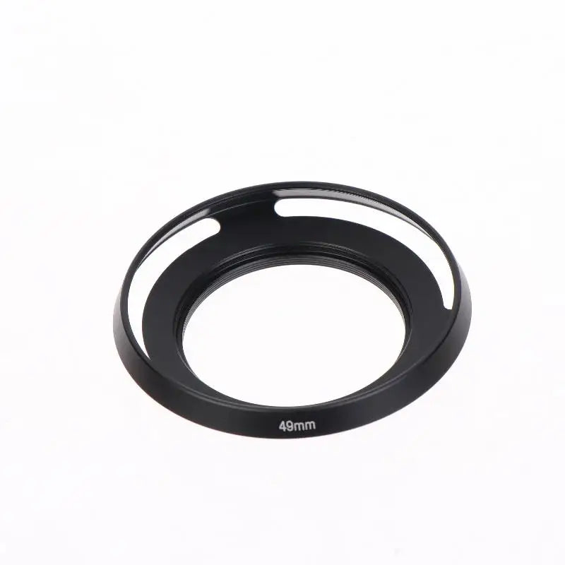Metal Ultra-Thin Hollow Wide-Angle Lens Hood 37–67mm Universal Camera Lens Hood Babs 49mm