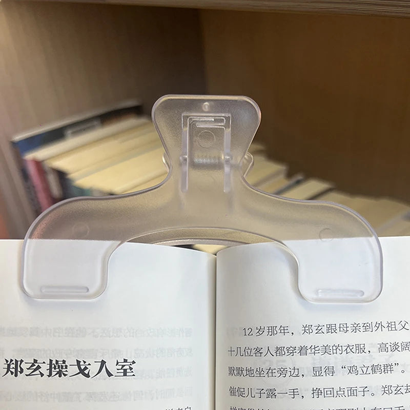 Frosted Transparent Book Page Holder Clip | Kawaii Desk Accessory Book Page Holder Clip Babs A1