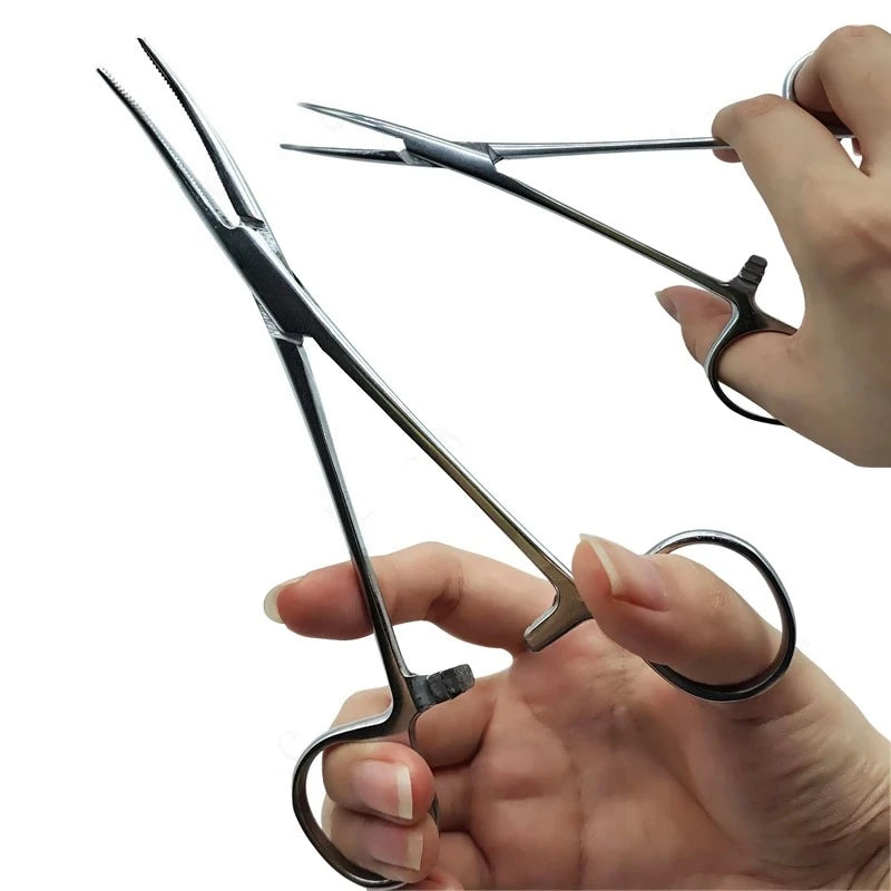 Stainless Steel Locking Hemostat Forceps – Curved & Straight Locking Hemostat Forceps Babs