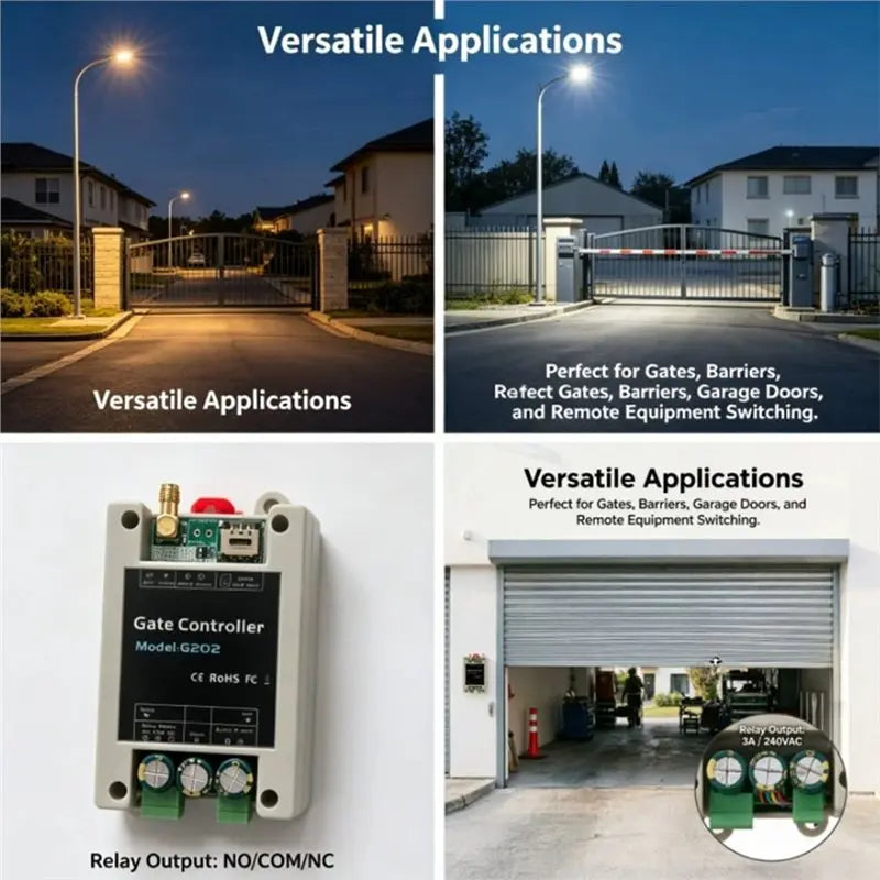 4G GSM Access Controller – Remote SMS Gate & Door Switch GSM Access Controller Babs