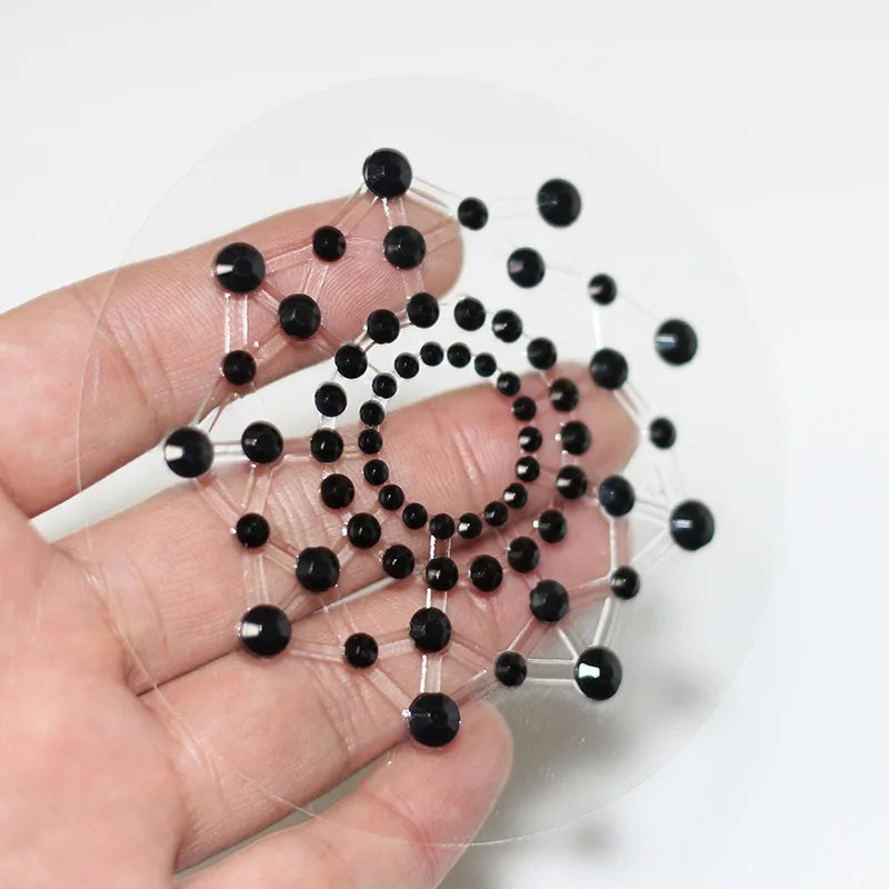 Rhinestone Nipple Covers – Self-Adhesive Silicone Breast Petals Nipple Covers Babs