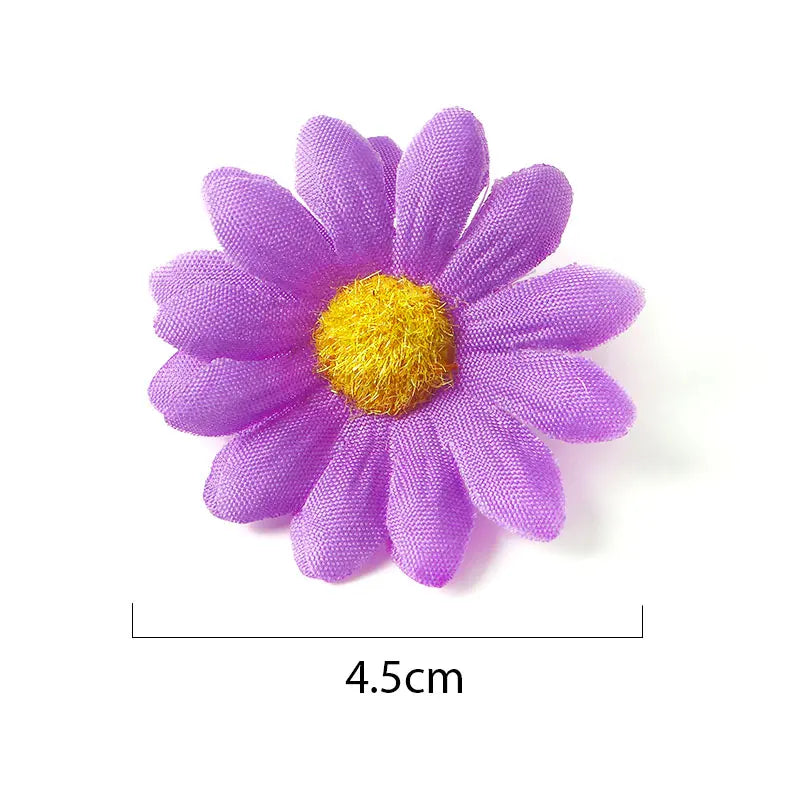Artificial Silk Daisy Flower Heads – 30/50/100 Pcs for Decor Artificial Silk Flowers Babs