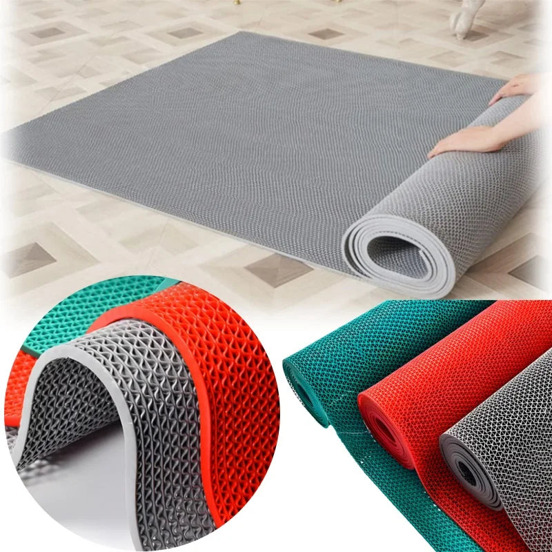 PVC Hollowed-Out Non-Slip Floor Mat – Waterproof Bath & Kitchen Non-Slip Floor Mat Babs