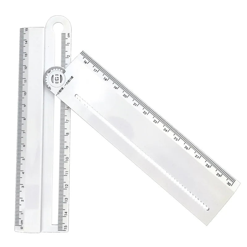 Geometric Folding Drawing Ruler – Multifunctional Drafting Tool Drafting Ruler Babs Default Title