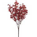 Artificial Silk Gypsophila Flowers – Wedding & Home Décor Artificial Flower Bouquet Babs wine red 4pcs