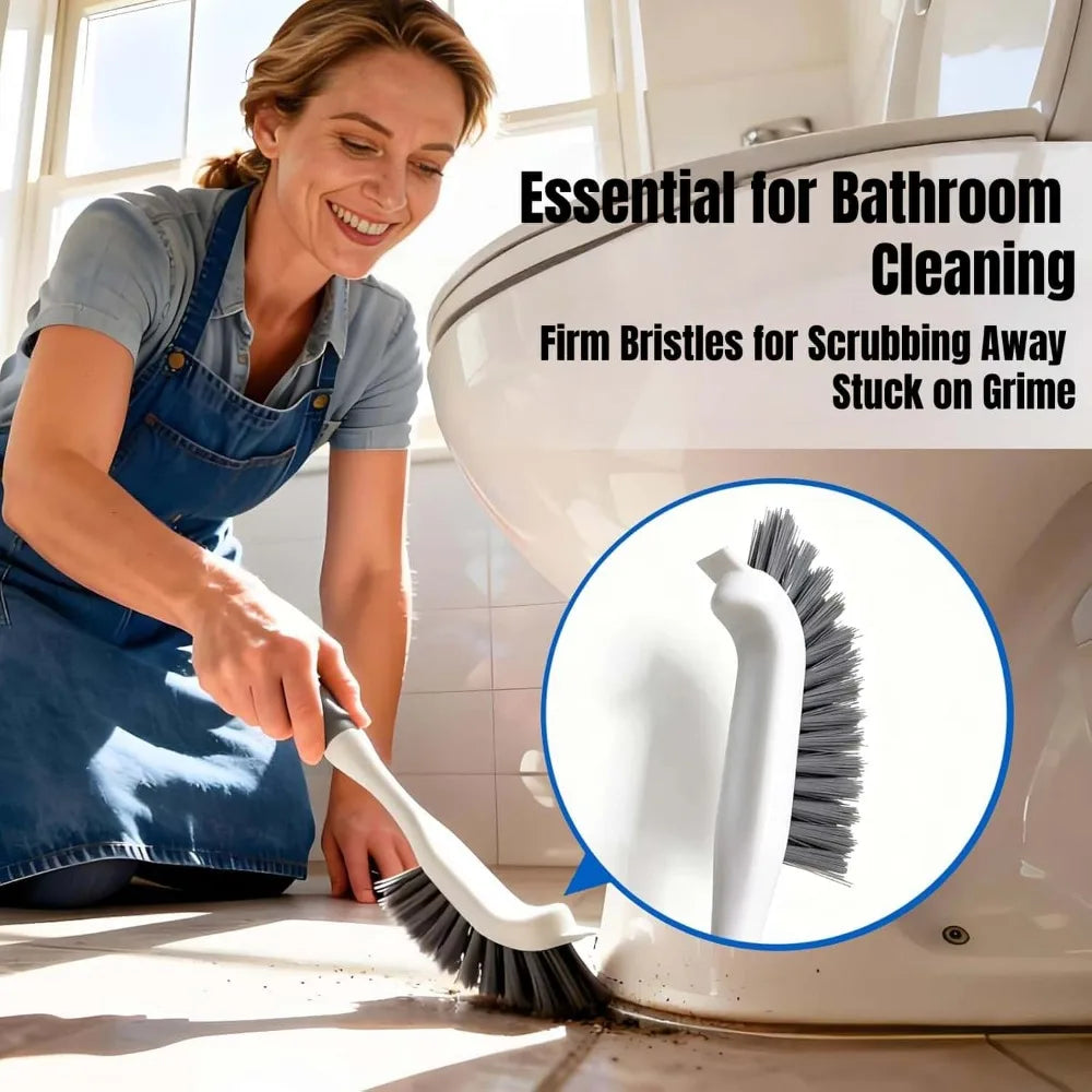 Stiff Bristle Scrub Brush Set – Grout, Tile & Gap Cleaning Cleaning Scrub Brush Babs