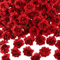 10/20Pcs Silk Artificial Rose Heads for Wedding & Home Decor Artificial Silk Flowers Babs Red 20Pcs