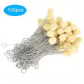 100Pcs Wool Daubers Ball Brush – DIY Leather Dye Applicator Leather Craft Daubers Babs 100Pcs