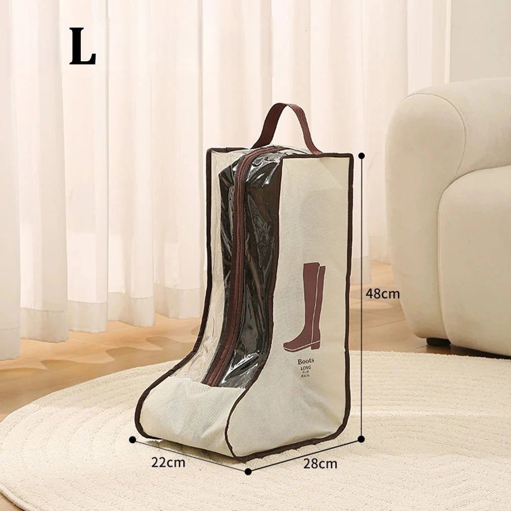 Tall Boots Storage Bag – Waterproof, Portable & Dustproof Boot Storage Bag Babs White-L