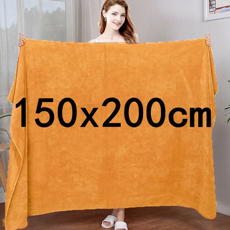 Oversized Microfiber Bath Towel 150x200cm | Quick-Dry Microfiber Bath Towel Babs