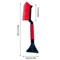 2-in-1 Car Snow Brush & Ice Scraper – Ergonomic Foam Grip Car Snow Brush Babs Red