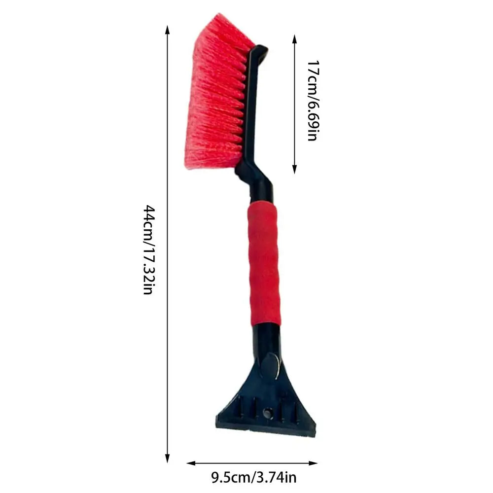2-in-1 Car Snow Brush & Ice Scraper – Ergonomic Foam Grip Car Snow Brush Babs Red