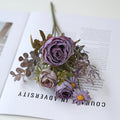 Artificial Silk Rose Bouquet for Wedding & Home Décor Artificial Silk Flowers Babs color 4 1 pc