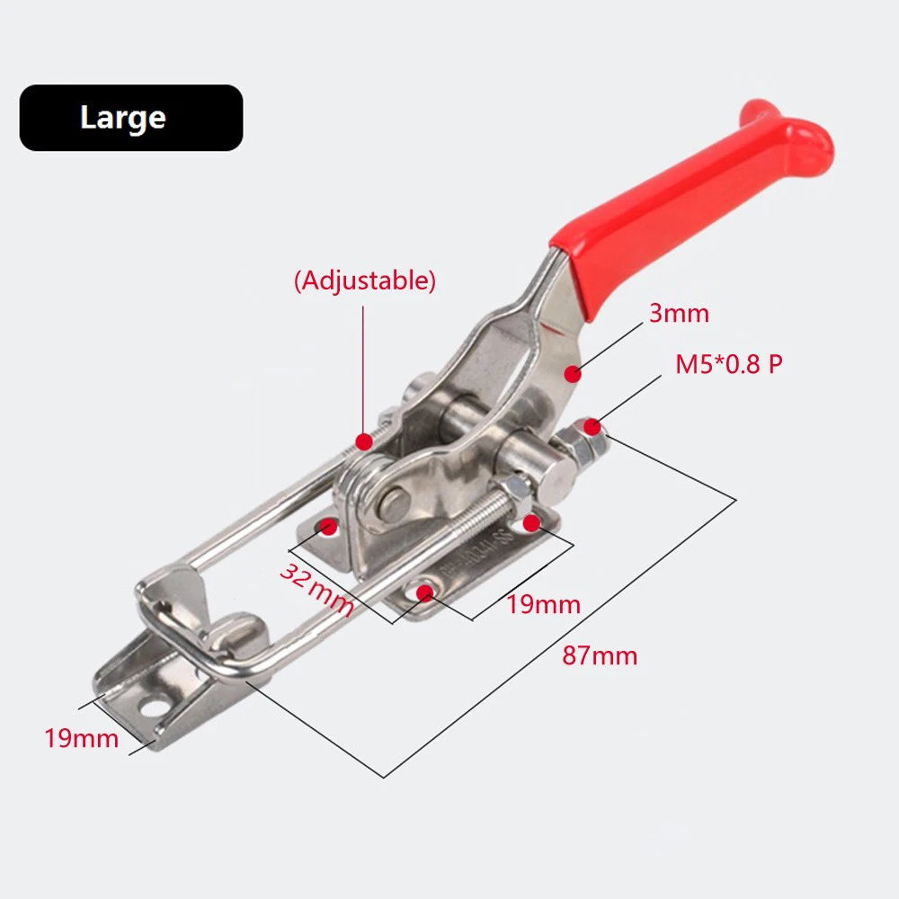 DAZZLEEX Latch Toggle Clamp – Adjustable Quick Release Hand Tool Toggle Clamp Babs Large