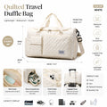 Outdoor Dry Wet Separation Luggage Bag | Dual-Sided Dividers Outdoor Luggage Bag Babs WHITE
