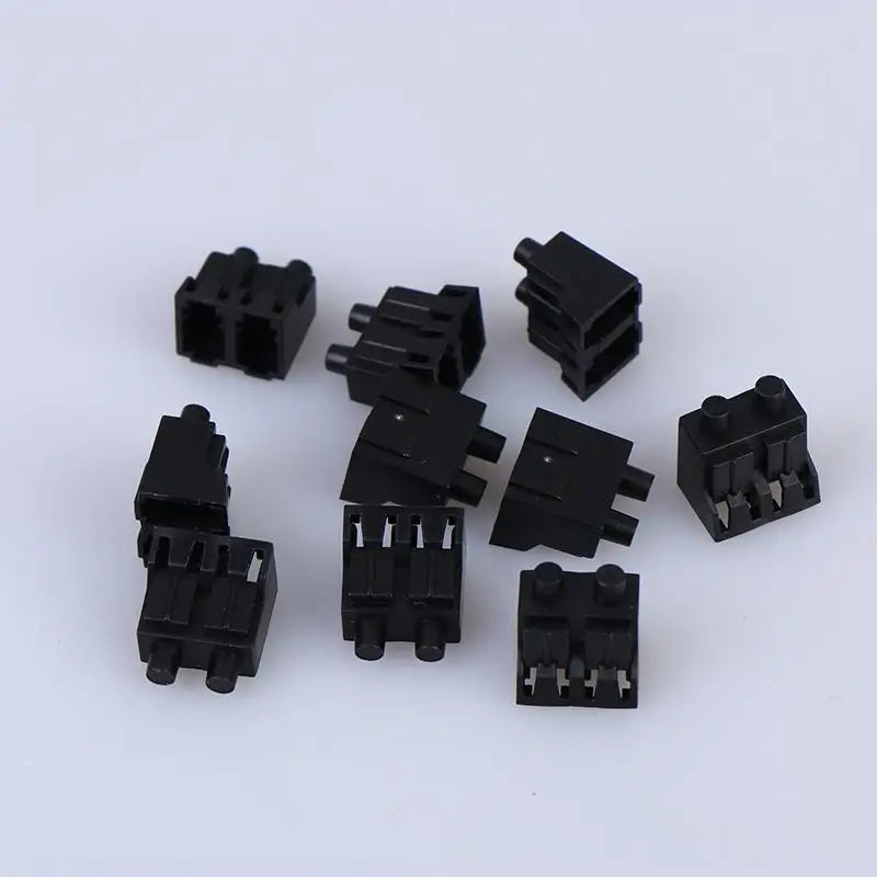 LC Duplex Fiber Optic Dust Caps – Anti-Oxidation Port Covers Fiber Optic Dust Cap Babs black 10pcs