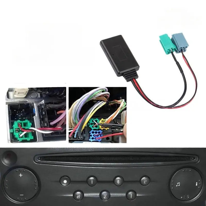 Car Bluetooth 5.0 AUX Adapter – ISO 6Pin 8Pin Radio Connector Car Bluetooth Adapter Babs