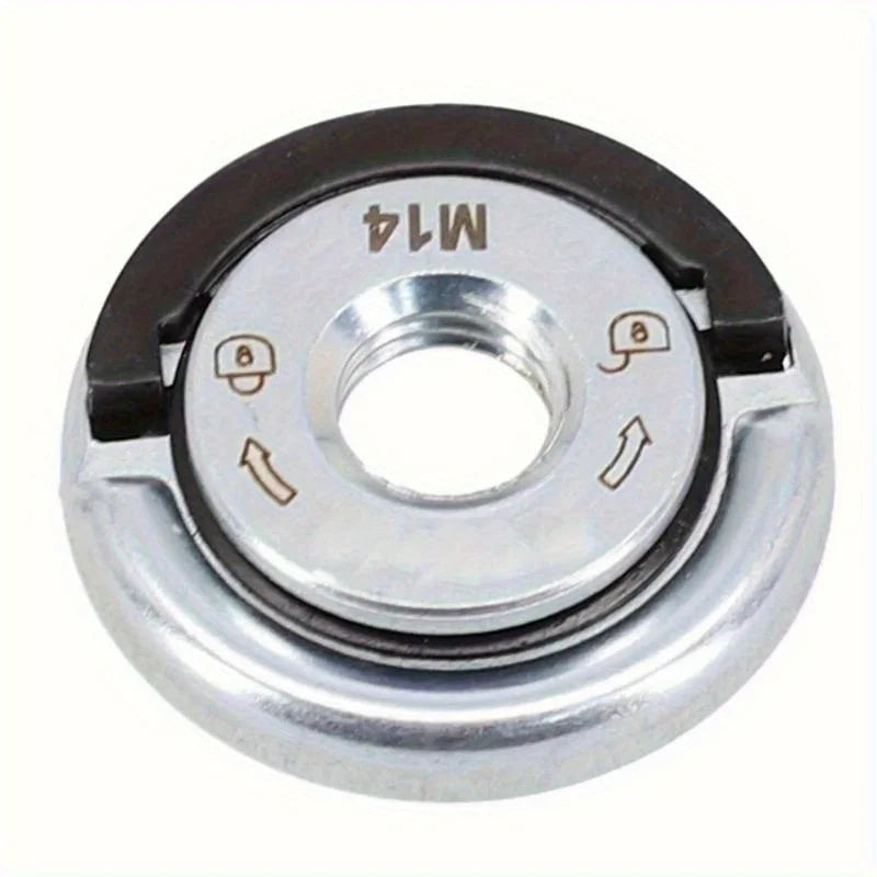 M14 Quick Release Flange Nut – Angle Grinder Locking Pressing Plate Grinder Flange Nut Babs