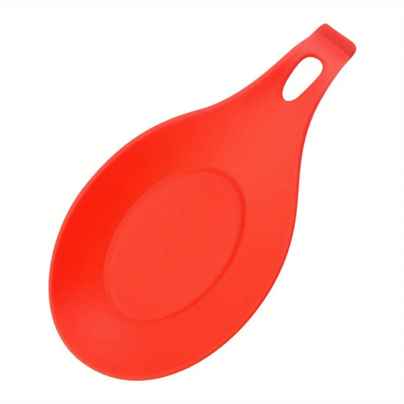 Silicone Kitchen Mat – Heat Resistant Placemat & Spoon Rest Silicone Kitchen Mat Babs Red