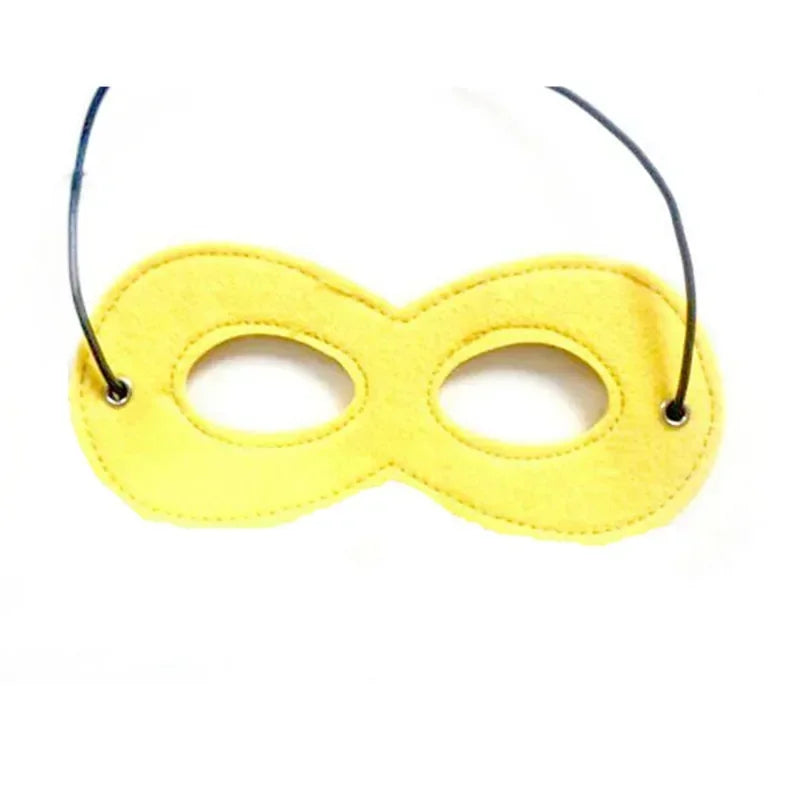 Felt Eye Mask for Kids & Adults – Party Masquerade Costume Costume Mask Babs Yellow