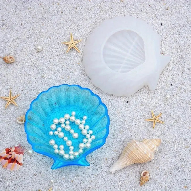 Shell Silicone Mold for Epoxy Resin, Soap & DIY Coasters Silicone Casting Mold Babs