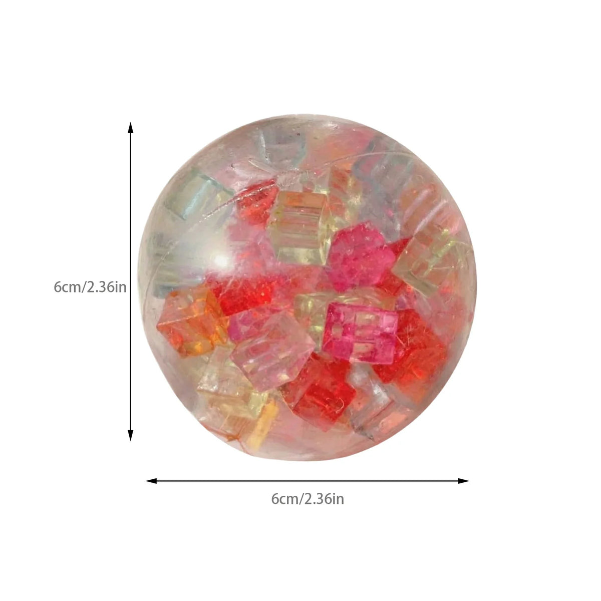 Squishy Ice Bead Sensory Fidget Ball – Soft Squeeze Toy Sensory Fidget Toy Babs