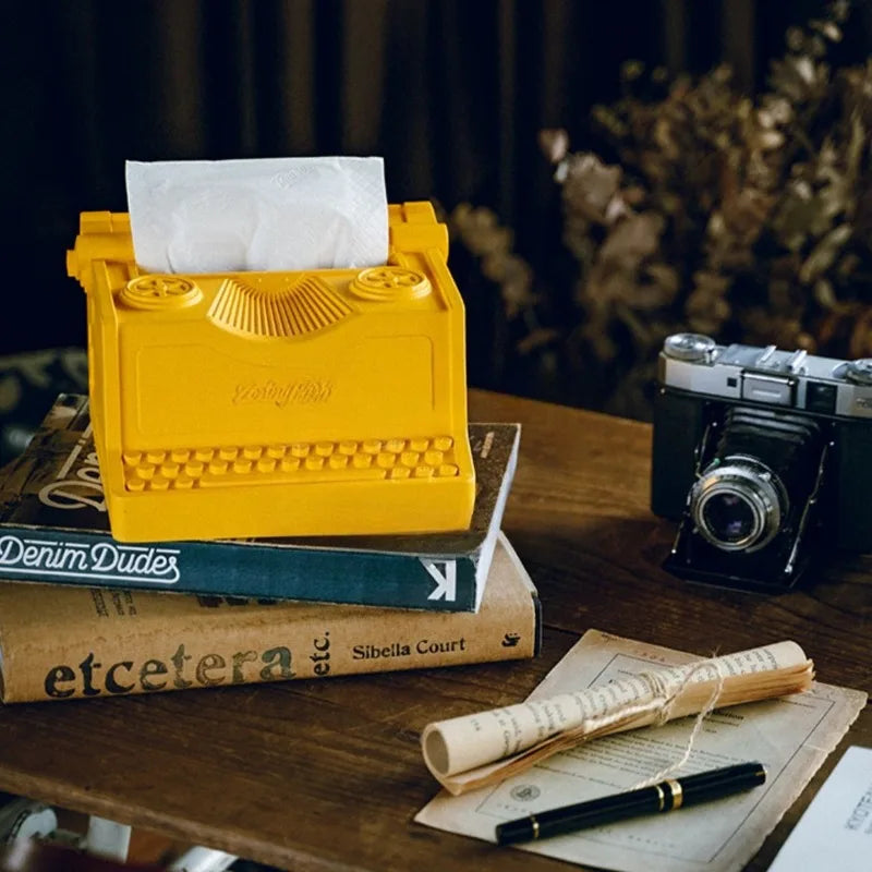 Retro Luxury Resin Tissue Box – Elegant Decorative Napkin Holder Decorative Tissue Holder Babs