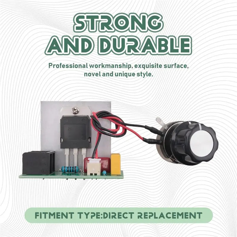 8000W Electronic Voltage Regulator AC 220V SCR Motor Speed Controller Voltage Regulator Babs
