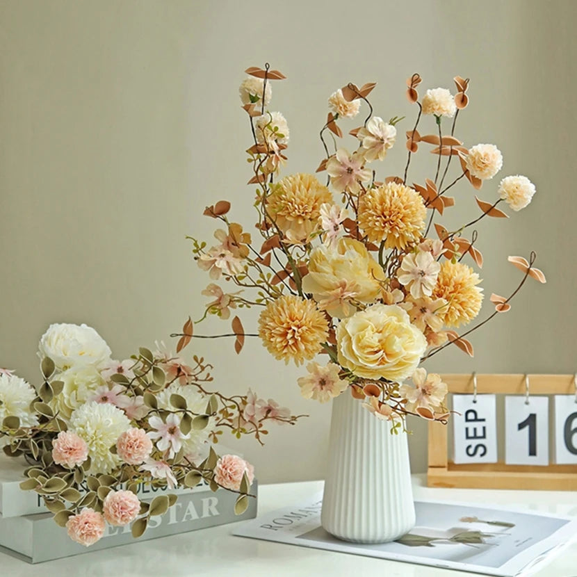 Silk Rose Artificial Flowers | Wedding & Home Décor Bouquet Artificial Silk Flowers Babs