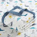 6-Layer Cotton Baby Swaddle Blanket – Breathable & Cartoon Baby Swaddle Blanket Babs 110x110cm