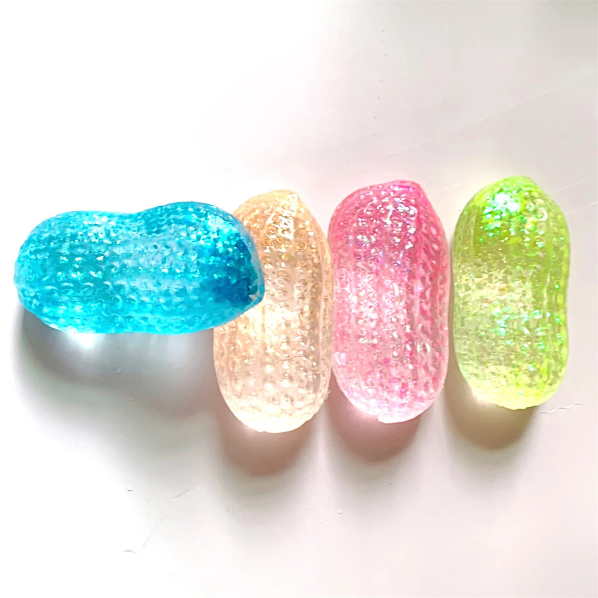 Glitter Peanut Squishy Toy – Slow Rising ASMR Sensory Fidget Squishy Fidget Toy Babs