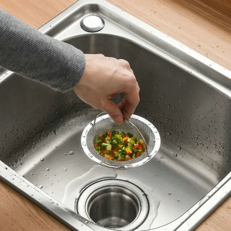 Stainless Steel Sink Drain Filter – Hair & Food Catcher Sink Drain Filter Babs