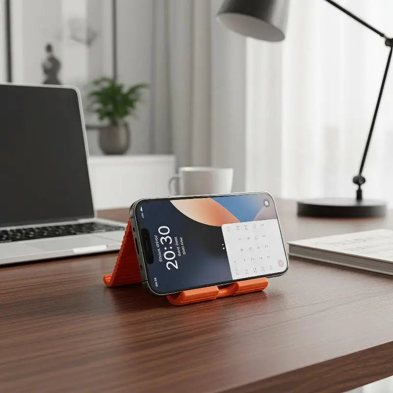HUXUAN Foldable Metal Phone Stand | Portable Multi-Angle Holder Phone Stand Holder Babs