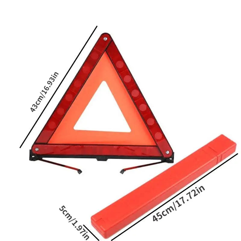Foldable Car Triangle Reflector Emergency Warning Sign Tripod Emergency Warning Sign Babs