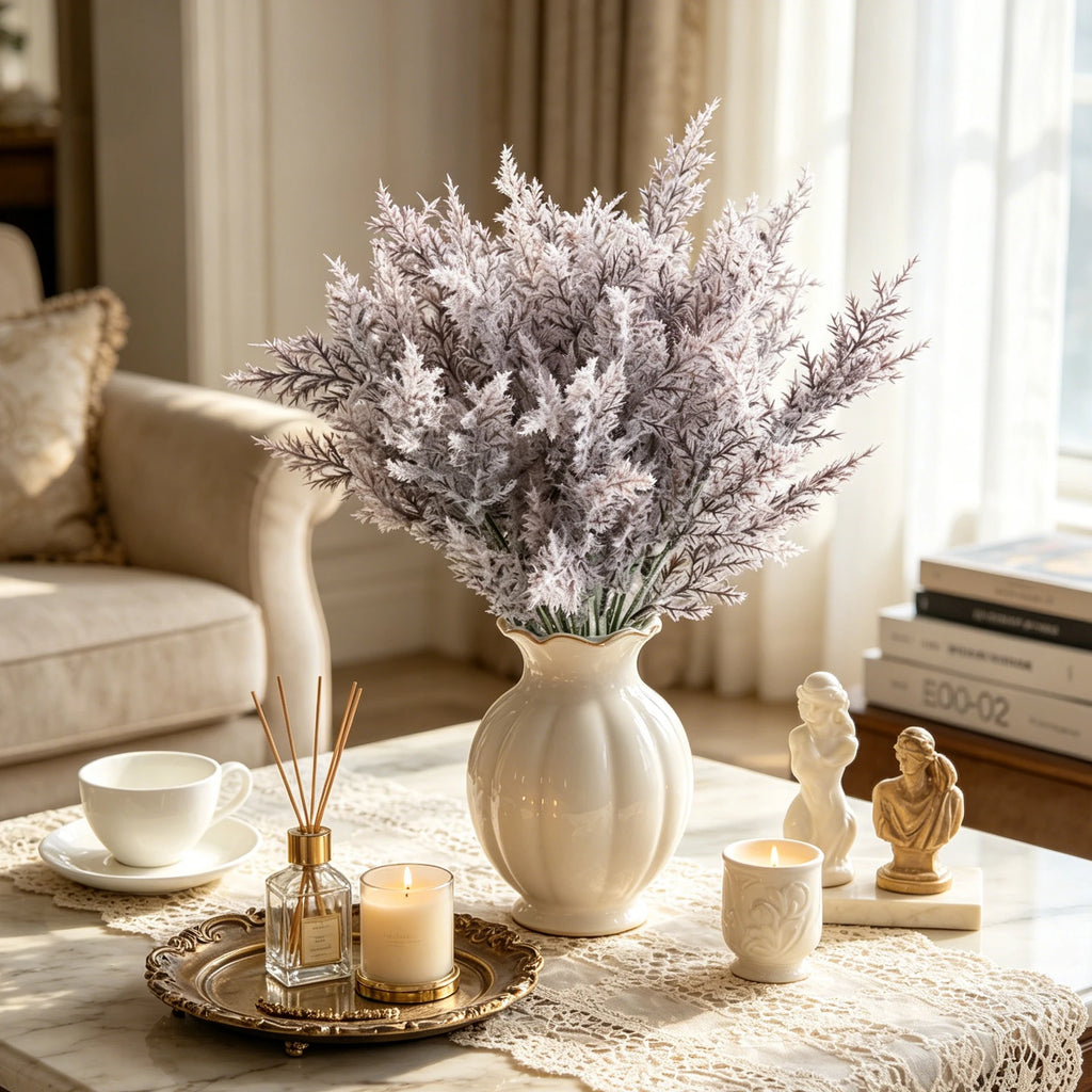 Artificial Silk Pine Cypress Leaves – DIY Wedding & Home Décor Artificial Greenery Sprigs Babs